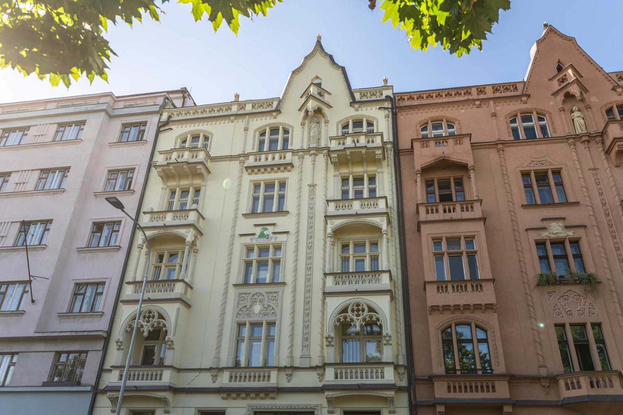 Jiriho Z Podebrad Apartments Prága Kültér fotó